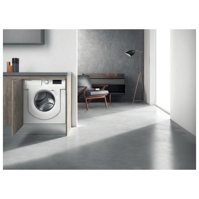 Whirlpool BI WMWG 71483E EU N Lavatrice da incasso Frontale 7 Kg 1400 rpm Classe D Motore Inverter FreshCare+ AquaStop (82x60x55 cm) colore Bianco