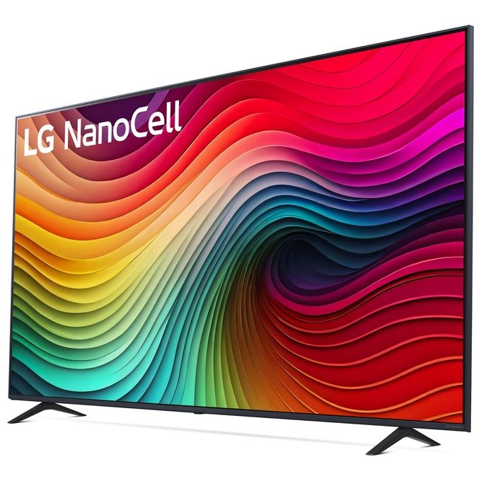 LG 75NANO82T6B NanoCell Smart TV 75'' 4K Ultra HD WebOS 24 3 HDMI Wi-Fi Processore α5 Gen7 colore Marrone