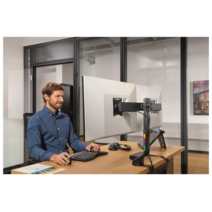 Kensington K75491IT Pro Fit Ergo KB675 EQ Tastiera Wireless Tenkeyless Ricaricabile QWERTY Italiano Compatibile Windows macOS con Connessione Bluetooth 2.4GHz e USB-C colore Nero