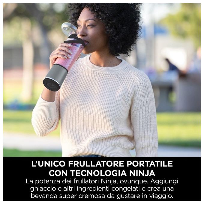 Ninja BC151EUBK Blast Frullatore Portatile per Sportivi Ricaricabile USB-C 0,53 L 14,4 W colore Nero