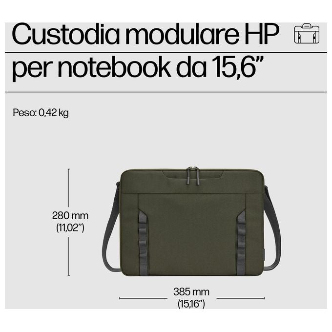 HP 15.6-inch Modular Laptop Sleeve