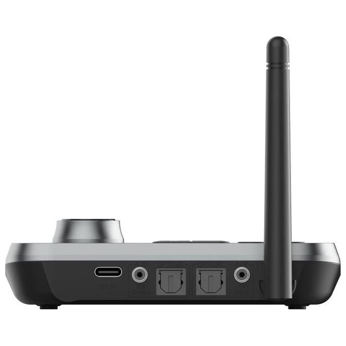 Hama 00205322 Link.it Duo Adattatore Bluetooth Trasmettitore e Ricevitore 2 in 1 Bluetooth 5.2 aptX Low Latency Portata 10 m colore Nero
