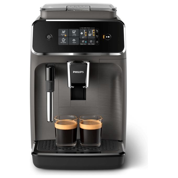 Philips EP2224-10 Series 2200 Macchina da caffe' Automatica 1,8 L 15 bar 1500 W Macinatore Ceramica Pannarello Display Touch colore Nero