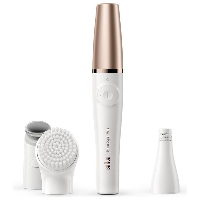 Braun FaceSpa Pro 911 Epilatore Viso Bianco-Oro