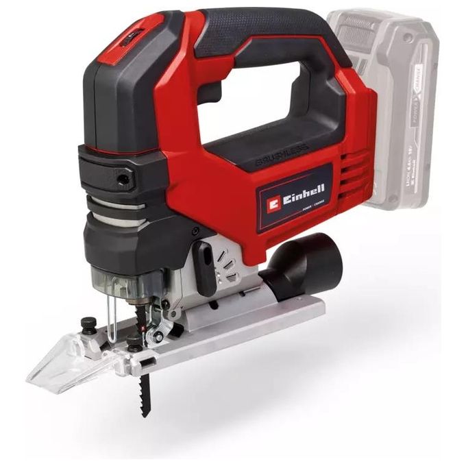 Einhell 4321260 TP-JS 18-135 Li BL Solo Seghetto Alternativo a Batteria 18V Motore Brushless 3500 spm Capacita' Taglio Legno 13,5 cm colore Nero Rosso