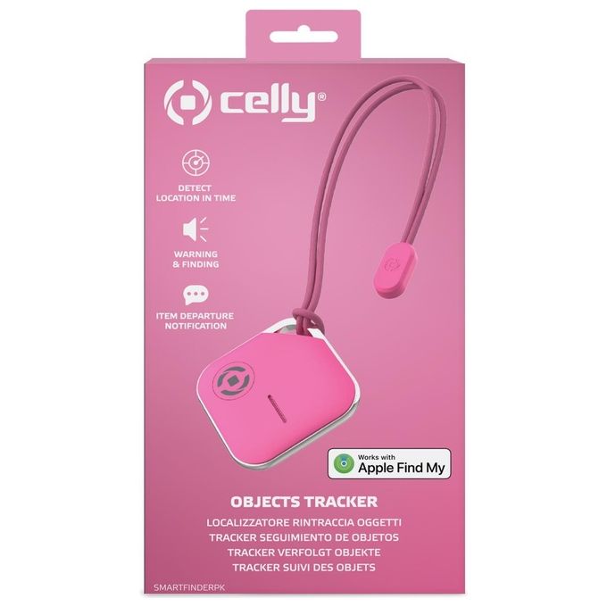 Localizzatore Rintraccia Oggetti Celly Rosa