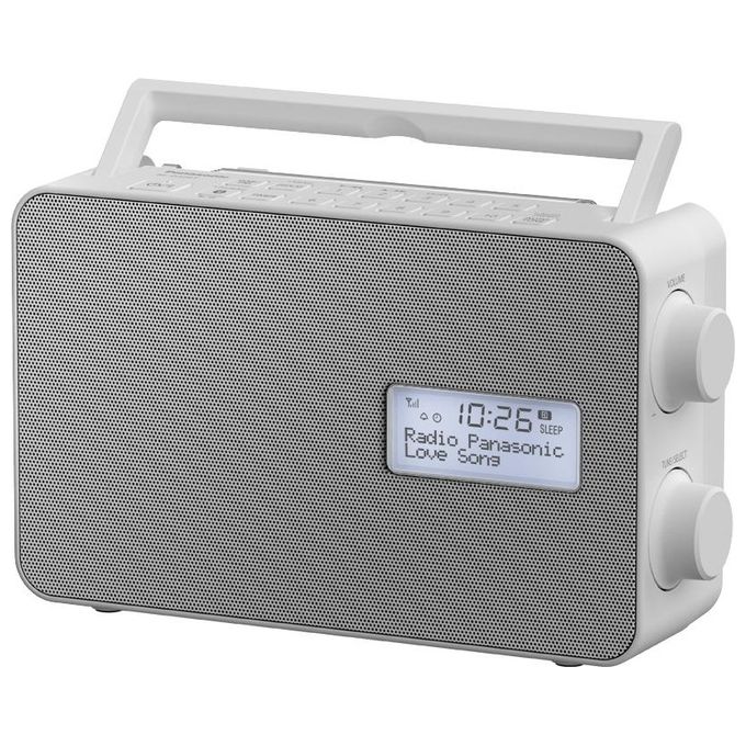 Panasonic RF-D30BTEG-W Radio Digitale DAB+ e Musica Wireless Bluetooth Bianco