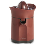 Tognana D2DSO01IRRO Iridea Spremiagrumi Elettrico 100 W Doppio Cono Sistema Salvagoccia Base Antiscivolo Avvolgicavo Completamente Smontabile colore Rosso