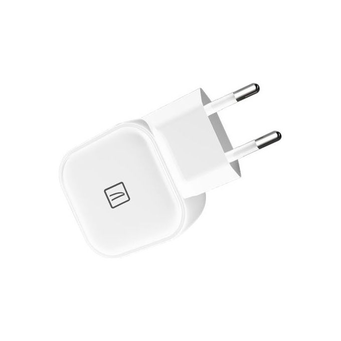 Tucano MA-GAN38-EU-W Caricabatterie GaN 38W 2 Porte USB-C USB-A Power Delivery Quick Charge 3.0 colore Bianco