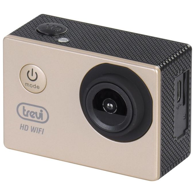 Trevi 2200WF11 GO 2200 WIFI Action Cam Full HD 1920x1080 5 MP Wi-Fi Custodia Subacquea colore Oro