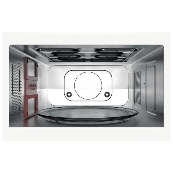 Whirlpool MWP 337 SB Forno a Microonde con Grill Capacita' 33 Litri Potenza 1000 W Funzione DualCrisp DualSteam Jet Start ChefMenu Display LED Nero