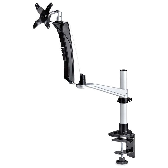 StarTech 1MP1ACG-MONITOR-ARM Supporto da scrivania per monitor Singolo VESA 75x75 100x100 mm Regolabile Altezza 27 cm Rotazione 360° Inclinazione 105° Estensione 59 cm colore Nero