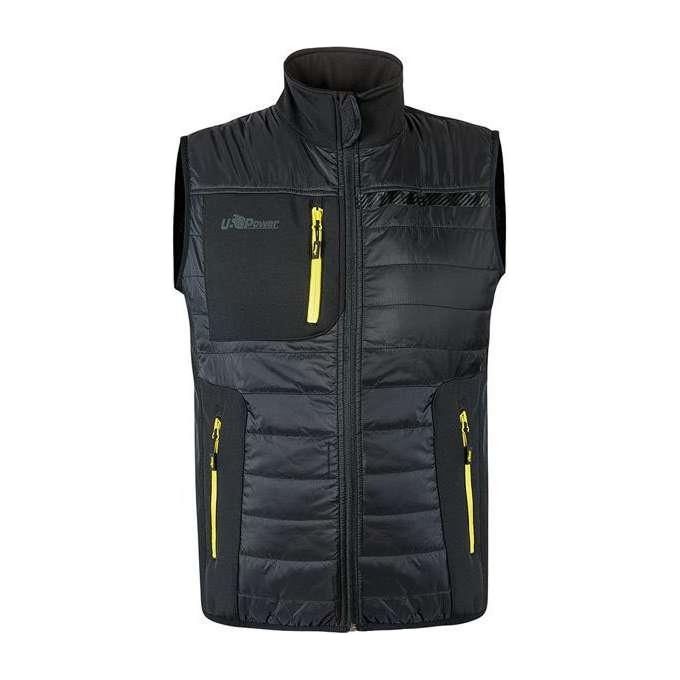 U-power WFU278BC Wall Gilet da Lavoro Idrorepellente Termoregolante Imbottitura in Grafene colore Black Carbon