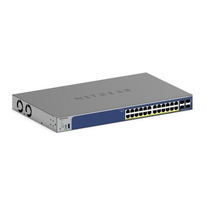 NETGEAR GS728TXP-300EUS GS728TXP Switch Smart Gestito L2-L3 24 porte Gigabit PoE+ 4 porte SFP+ 10Gb colore Nero
