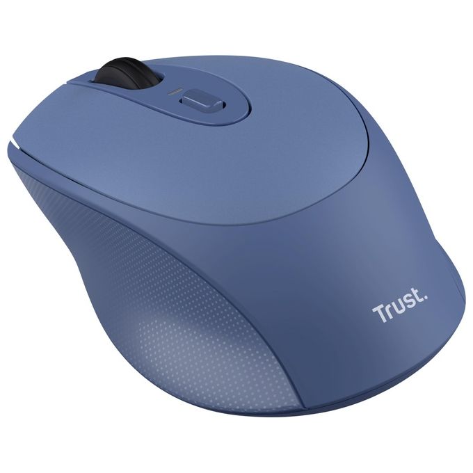 Trust Zaya Mouse Ambidestro RF Wireless Ottico 1600 DPI Blu