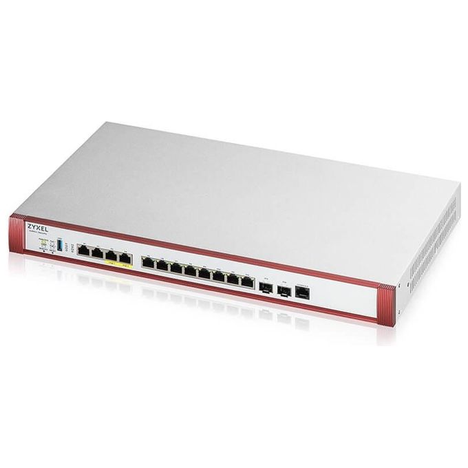 ZYXEL USGFLEX700H-EU0101F USG FLEX 700H Firewall Hardware Throughput 15000 Mbit-s 12 Porte LAN 2x 10GbE PoE+ 2x SFP+ Gestione Cloud Nebula colore Nero