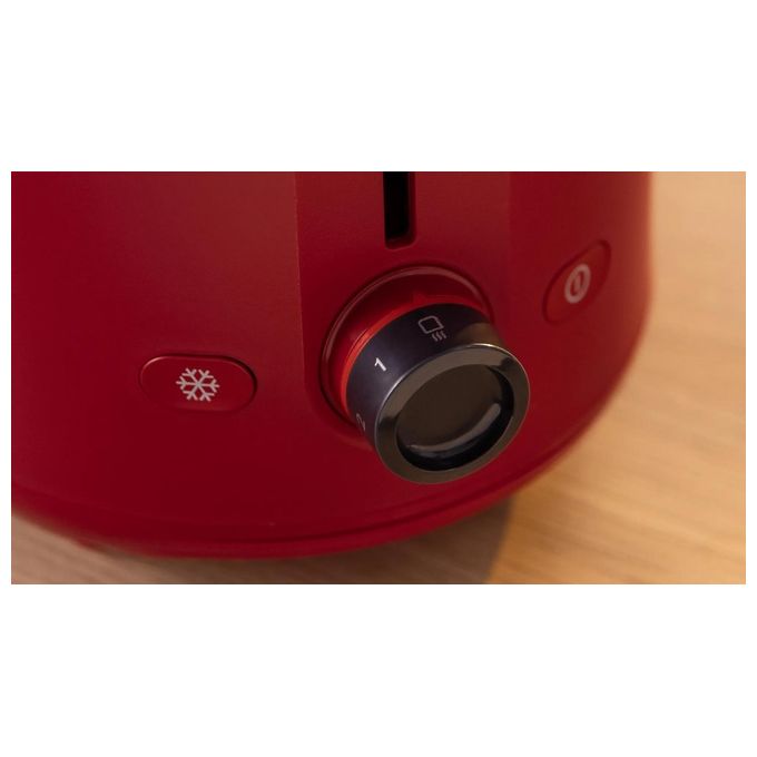 Bosch TAT2M124 MyMoment Tostapane 2 Fette 950 W Funzione Scongelamento e Riscaldamento High Lift Vassoio Briciole Estraibile colore Rosso
