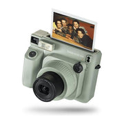 Instax 16284123 WIDE 400 Fotocamera Istantanea Analogica Formato Pellicola Wide Flash Automatico Messa a Fuoco Manuale a 2 Posizioni Timer Autoscatto Regolabile Colore Verde Salvia
