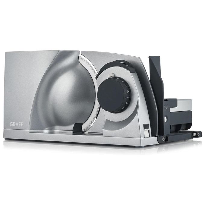 Graef MT1000EU MYtiny Affettatrice Elettrica Pieghevole lama 170 mm taglio 0-15 mm 170W colore Argento