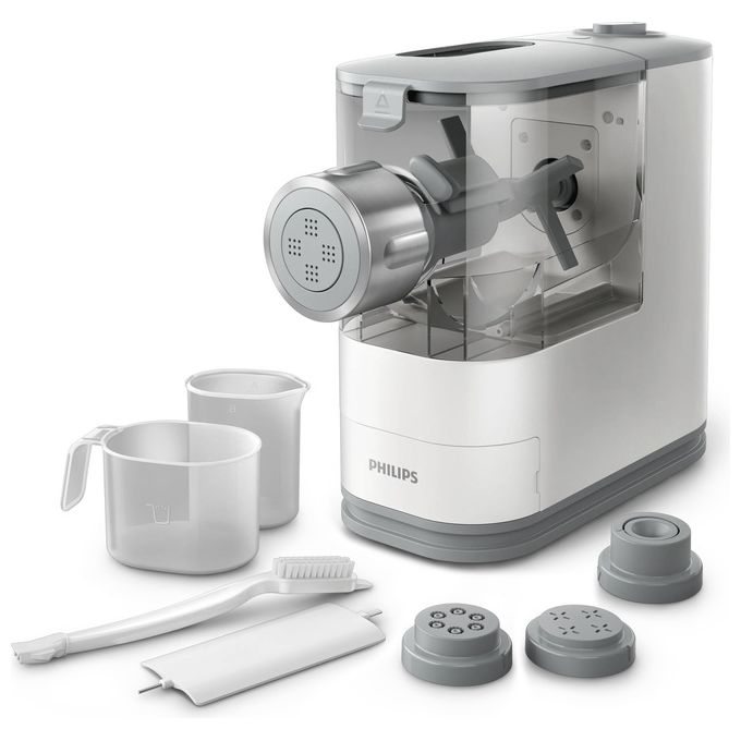 Philips HR2345-19 Viva Collection 5000 Macchina per la Pasta Elettrica 4 Trafile 150W colore Bianco