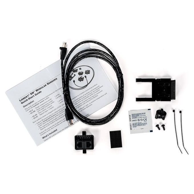Vertiv SN-T Sensore di Temperatura e Umidita' Da Incasso Cablato con Connessione RJ-45 Intervallo 5 - 55 °C colore Bianco