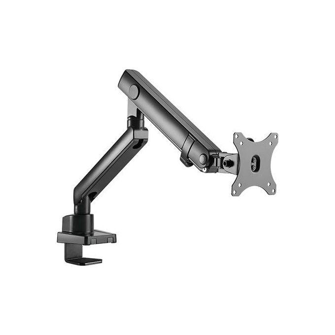 ICY BOX IB-MS313-T Supporto per Monitor da Scrivania 1 Display fino a 81,3 cm (32'') 8 Kg VESA 75x75 100x100 Regolabile Rotazione 360° Inclinazione -45° a 90° con Gestione Cavi Fissaggio a Morsa colore Nero