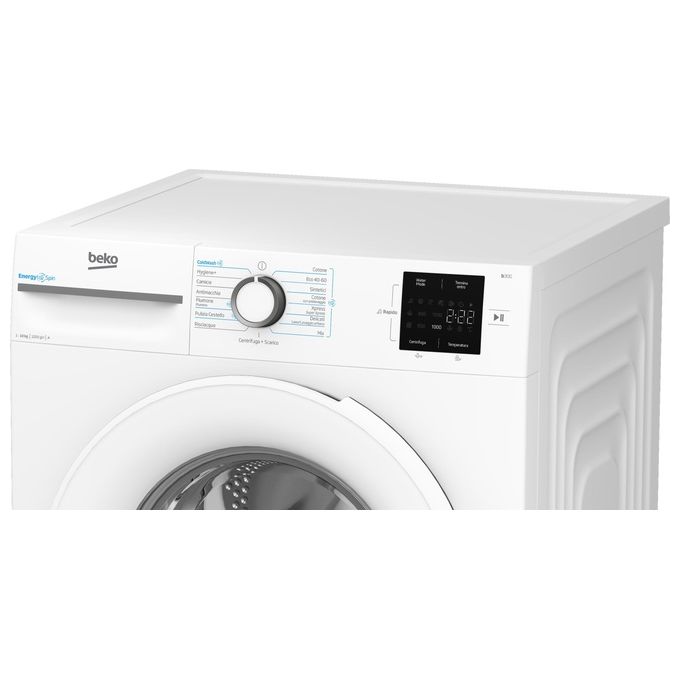 BEKO BMWU31021W Lavatrice 10 Kg Classe a Profondita' 58 cm Centrifuga 1200 giri Inverter Vapore EnergySpin colore Bianco