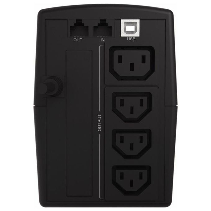 Conceptronic ZEUS07E Gruppo di Continuita' A Linea Interattiva 1 kVA 600 W 4 Prese AC USB Ethernet Nero
