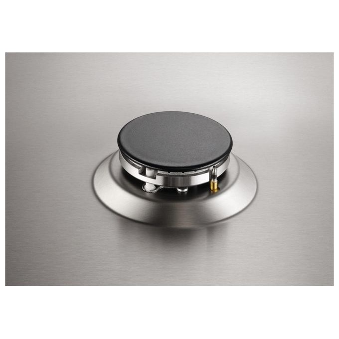 Electrolux EGL62821OX Serie 300 Piano cottura Misto 60 cm 3 fuochi gas 1 piastra elettrica 1000 W Sicurgas colore Inox