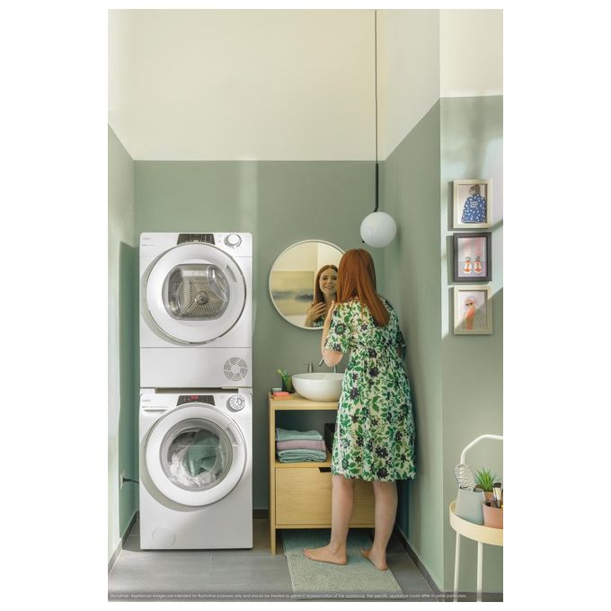 Candy RapidÓ RO4 1274DWMT-1-S, Lavatrice Slim 7kg, 1200 Giri, Classe A, Bianca