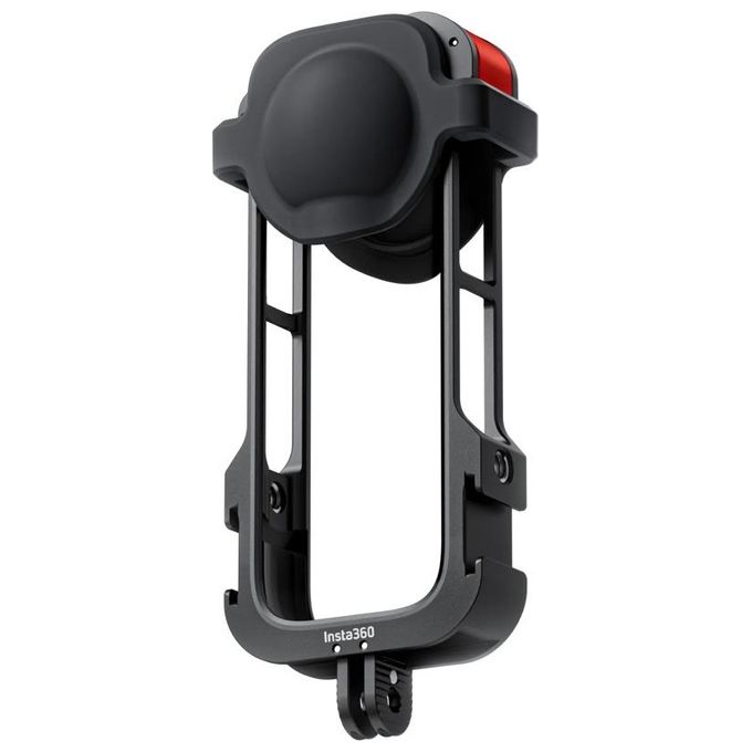 Insta360 CINSBBML Utility Frame Custodia per Fotocamera in Lega di Alluminio con Chiusura a Fibbia e Punti di Attacco Accessori 1-4'' e Cold Shoe colore Nero