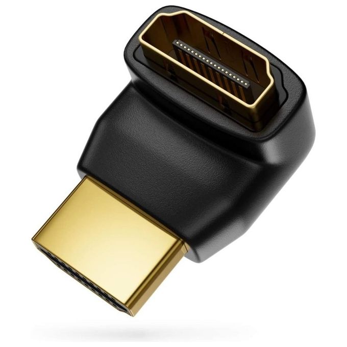 Techly Adattatore Hdmi M-F 90 Gradi Verso il Basso