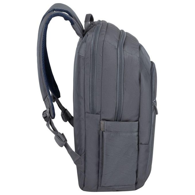 RivaCase 7569 Alpendorf Eco Zaino per Notebook fino a 17.3'' realizzato in Poliestere Riciclato (RPET) resistente all'acqua con scomparto imbottito per laptop e tablet colore Grigio