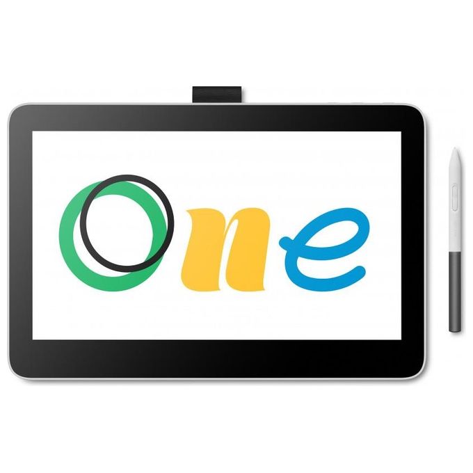 Wacom DTH134W0B One 13 touch Tavoletta Grafica Display Interattivo 13.3'' Full HD 1920x1080 2540 lpi Bianco