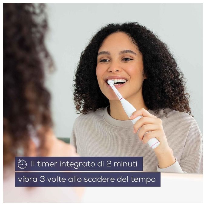 Beurer TB 30 Spazzolino elettrico oscillante-pulsante 2 modalita' timer 2 min autonomia 20 giorni colore Bianco