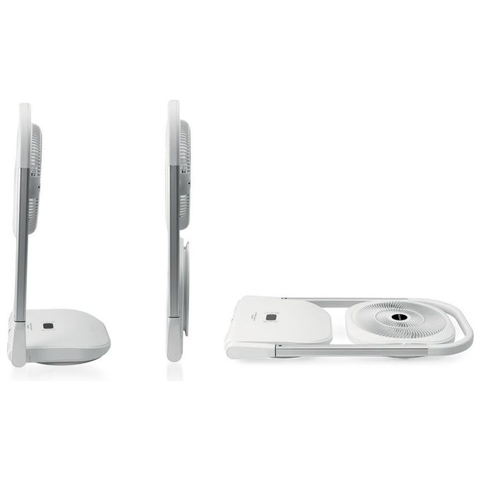 Macom 986 Slimmy Ventilatore a Piantana Pieghevole 9 Velocita' 13W Timer 8h Telecomando colore Bianco