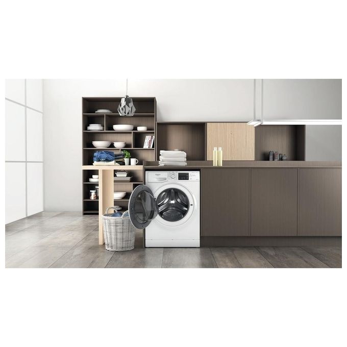 Hotpoint NDB 10736 WA IT Active Lavasciuga Libera Installazione 10-7 Kg 1400 rpm Classe D Inverter (85x59,5x60,5 cm) colore Bianco