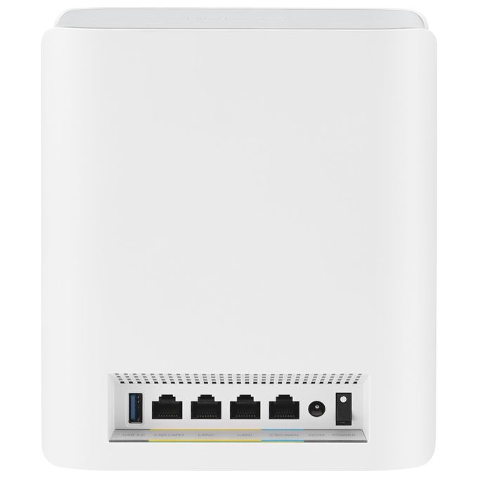 ASUS 90IG0930-MO3B20 ZenWiFi BT8 Sistema Mesh Wi-Fi 7 Tri-band (2,4 GHz-5 GHz-6 GHz) 8643 Mbit-s 2 pezzi colore Bianco