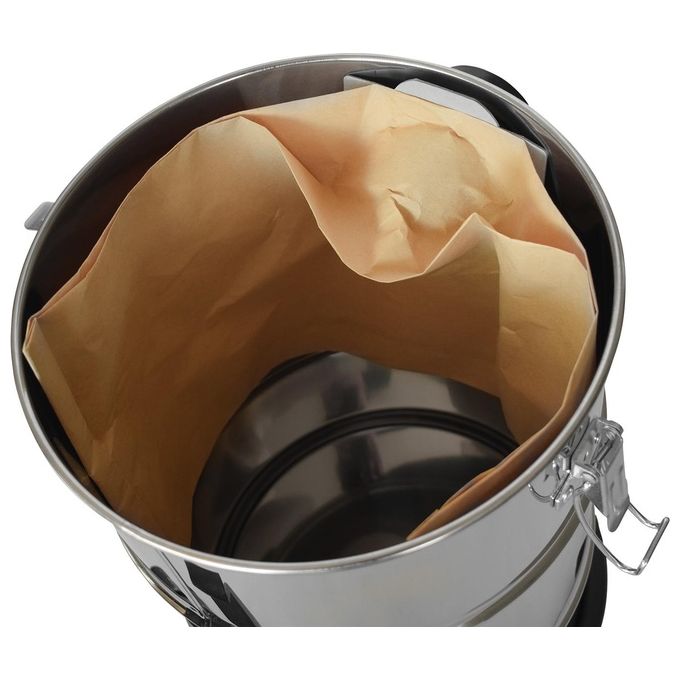 LAVOR 40028-00025 WTP 30 XE Aspiratore a cilindro Secco e bagnato 30 L 1600 W HEPA con presa per elettroutensili colore Nero Acciaio inox