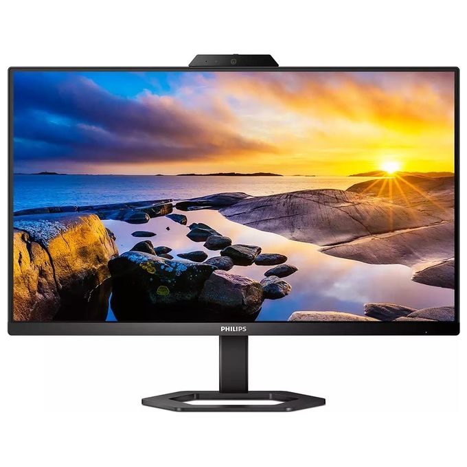 Philips 24E1N5300HE-00 Serie 5000 Monitor PC 23.8'' Full HD IPS Webcam 5MP USB-C 65W Hub USB 3.2 colore Nero