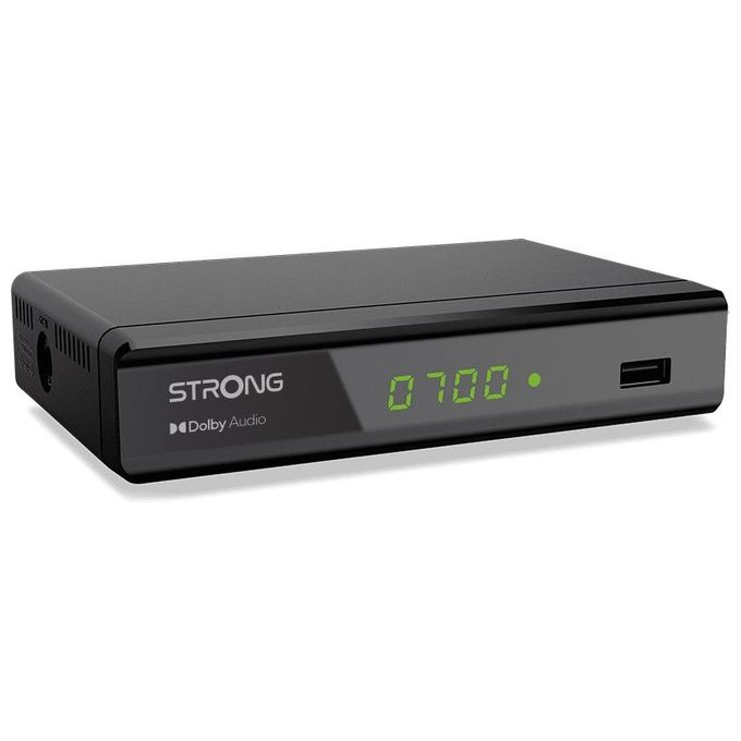 Strong SRT 8119 Decoder Terrestre DVB-T2 Full HD HEVC H.265 EPG USB HDMI SCART colore Nero