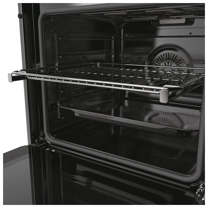 CANDY CA6 N5B3EYTX Bake 800 Forno da incasso elettrico multifunzione 78 L Classe A++ con cottura a vapore Wi-Fi (59.5x59.5x56.8 cm) colore Nero Acciaio Inox