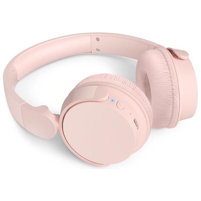 Philips TAH4209PK 4000 Series Cuffie On-Ear Wireless Bluetooth 5.3 55h Autonomia Driver 32mm Ricarica USB-C colore Rosa
