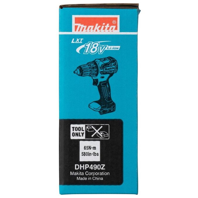 Makita DHP490Z Trapano avvitatore a percussione Brushless 18 V 65 Nm 0 - 500 - 1900 min-1 20 posizioni colore Nero