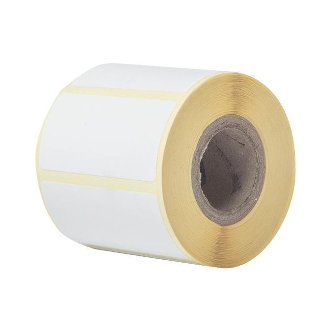 Brother BDE1J026051060 Rotolo Etichette Termiche Autoadesive 51x26mm 12 Rotoli 6000 Etichette Serie RJ TD colore Bianco