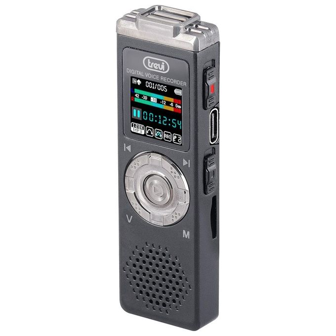 Trevi DR 437 SA2 Mini Registratore Vocale 8GB Ricaricabile