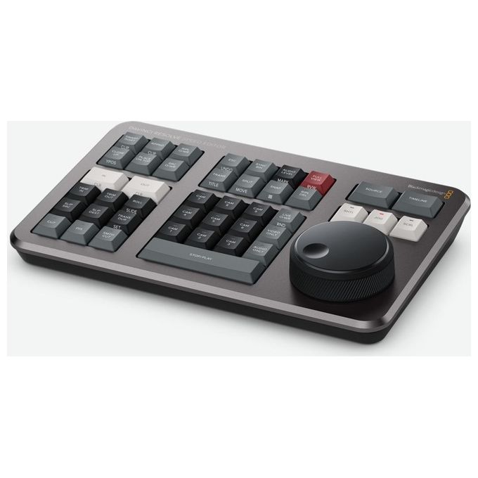 Blackmagic Design DV-RES-BBPNLMLEKA DaVinci Resolve Speed Editor Tastiera Editor con Controllo Ricerca Connessione USB-C o Bluetooth colore Nero