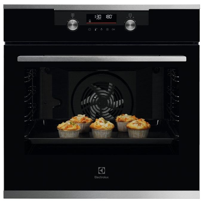Electrolux KODDP66X SurroundCook 500 Forno da incasso Elettrico Multifunzione 72 L Classe A+ Pirolitico SteamBake 45 Programmi (59x60x57 cm) colore Nero