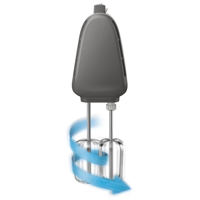 Philips HR3740-00 Daily Collection Sbattitore Elettrico con Ganci per Impasto, 450 W