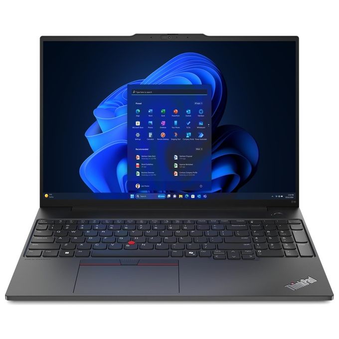 Lenovo 21M5002GIX ThinkPad E16 Gen 2 Notebook AMD Ryzen 7 7735HS 16 GB DDR5 512 GB SSD NVMe 16'' WUXGA IPS Wi-Fi 6E Windows 11 Pro colore Nero